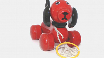 Игрушка-каталка "Собачка"